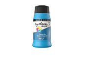 Kunst & Handwerk Ausstattung - Daler-Rowney System3 500 ml Fluorescent Blue - 16-129500100