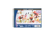 Kunst & Handwerk Ausstattung - Daler-Rowney Aquafine CP Travel Book 12 Sheets 300G A5 - 16-432250500