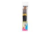Kunst & Handwerk Ausstattung - Daler-Rowney System3 Wallet Brush 401 4 pcs - 16-281300401
