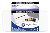 Kunst & Handwerk Ausstattung - Daler-Rowney Aquafine Watercolour Travel Set 12 col - 16-131900001