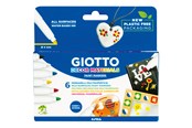 Utensilien zum Schreiben und Zeichnen - Giotto Decor Materials Paint Markers 6 pcs BL - 11-453300