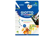Utensilien zum Schreiben und Zeichnen - Giotto Decor Materials Paint Markers 12 pcs BL - 11-453400