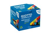 Utensilien zum Schreiben und Zeichnen - Giotto Robercolor Chalks Assortd col. Box 100-pack - 12-539000