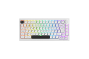 Tastaturen - Akkogear 5075B Plus-S - Black&White - Akko Rosewood - Gaming Tastaturen - ohne Numpad - Universal - Weiss - 6925758632966