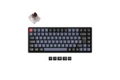 Tastaturen - Keychron K2 Pro QMK/VIA Wireless RGB Hot Swap K Pro Brown - Gaming Tastaturen - ohne Numpad - Nordisch - Schwarz - K2P-J3P-BO