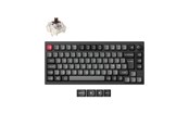 Tastaturen - Keychron Lemokey P1 Pro - Gaming Tastaturen - ohne Numpad - Nordisch - Schwarz - P1P-M3-BO