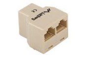 Netzwerk - Kabel - Lanberg network splitter - brown - Brown - AD-RJ45-2RJ45-OU