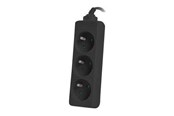 Stromkabel (Extern) - Lanberg - power strip - PS0-03E-0300-BK