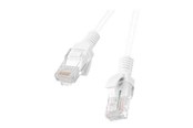 Netzwerk - Kabel - Lanberg patch cable - 3 m - white RAL 9010 - Weiß - 3m - PCU5-10CC-0300-W