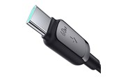 USB Kabel - Joyroom Multi-Color Series A14 USB-C / USB-C 60W Cable 1.2 m - Black - S-CC100A141B