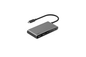 Dockingstationen - Belkin Connect 5-in-1 USB-C Hub with Dual USB-C Ports - Silver - AVC022HQSGY