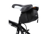 Fahrrad-Zubehör - Wozinsky small bicycle saddle bag 0.6 l black (WBB8BK black) - 5907769300394