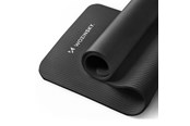 Sport & Fitness - Wozinsky exercise mat 181 x 63 x 0.9 cm thick gymnastic yoga mat black - 5907769300455
