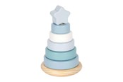Baby Spielzeug - Small Foot - Wooden Stacking Tower Blue - 7 pcs. - 12712