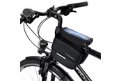Handys - Cover & Cases - Wozinsky bicycle frame bag waterproof phone case 1.5l black (WBB26BK) - 5907769301452