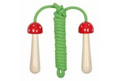 Spiele im Freien - Goki Skipping Rope Wooden Handles Mushroom - 63862