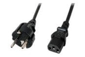 Stromkabel (Intern) - EFB NORDIC EFB-Elektronik - power cable - power CEE 7/7 to power IEC 60320 C13 - 3 m - EK508SW.3