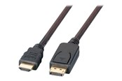 Display Kabel - EFB NORDIC EFB-Elektronik adapter cable - DisplayPort / HDMI - 3 m - K5561SW.3V2