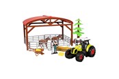 Spielsets - Toi-Toys - Ackers Ville Horse Stable with Tractor Light and Sound Playset 14pcs. - 28119A