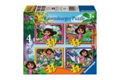 Puzzle - Ravensburger - Dora the Explorer Jigsaw Puzzle: Join the Adventure! - 4 Puzzles - 120042044