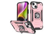Handys - Cover & Cases - Wozinsky Armored case with a finger holder for iPhone 15 Plus  Ring Armor - gold - 9145576280621