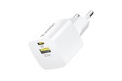 Handys - Adapter und Ladegeräte - Wozinsky WWCEAC GaN USB-A USB-C 33W Wall Charger - White - 5907769308109