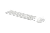 Tastaturen - HP 650 - Tastatur & Maus Set - Englisch - Weiss - 4R016AA#ABB