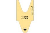 Papier, Fotopapier und Etiketten - METO Yellow T80 tickets for D80 dispenser - 39648160