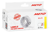 Papier, Fotopapier und Etiketten - METO Price labels 22x12 white 6 rls/1000 - 9506155