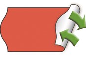 Papier, Fotopapier und Etiketten - METO Price labels 22x12 flour red remov.6 rls/1000 - 9506156