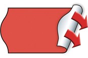 Papier, Fotopapier und Etiketten - METO Price labels 22x12 flour red 6 rls/1000 - 9506157