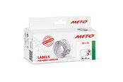 Papier, Fotopapier und Etiketten - METO Price labels 26x16 white 6 rls/1000 - 9506167