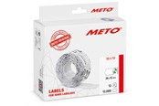 Papier, Fotopapier und Etiketten - METO Price labels 26x12 white remov.12 rls/1000 - 30007347