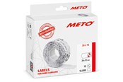 Papier, Fotopapier und Etiketten - METO Price labels 26x12 white 12 rls/1000 - 30007348