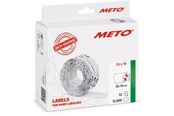 Papier, Fotopapier und Etiketten - METO Price labels 26x16 white 12 rls/1000 - 30007359