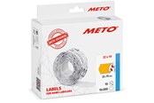 Papier, Fotopapier und Etiketten - METO Price labels 32x19 flour orange 10 rls/1000 - 30007363
