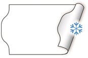Papier, Fotopapier und Etiketten - METO Price labels 32x19 white deep freeze 5 rls/1000 - 30007367
