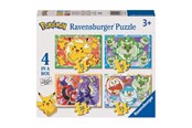 Puzzle - Ravensburger Pokémon Puzzle - 4 Puzzles Boden - 120040262
