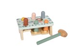 Baby Spielzeug - Small Foot - Wooden Hammer Bench Game Safari FSC - 12740