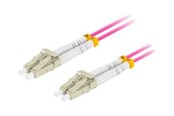 Netzwerk - Kabel - Lanberg patch cable - 100 cm - 1 m - violet - Lila - 1m - FO-LULU-MD41-0010-VT