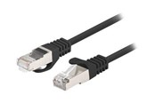 Netzwerk - Kabel - Lanberg patch cable - 3 m - black RAL 9004 - Schwarz - 3m - PCF6-20CC-0300-BK