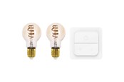 Smart-Home - EGLO Connect-Z A60 4,9W 2200-6500K amber incl. switch/remote - 2-pack - 110315