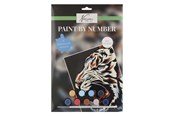 Kreativ-Spiele - Nassau Paint by Number Tiger - incl. 9 Paint Pots and Brush - AR1070/AFK