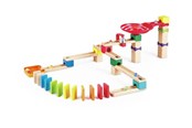 Bausets - Hape Wooden Marble Track Set Domino - 50pcs. - E1102