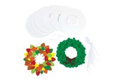 Kunst & Handwerk Ausstattung - Colorations - Cardboard Wreaths 24pcs. - CHDYOWRT