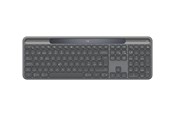 Tastaturen - Logitech K980 Signature Slim Solar+ for Business - Tastatur - Full-Size - Schweiz - Grau - 920-013772
