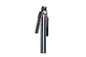 Handys - Anderes Zubehör - Wozinsky Selfie stick WH181D-Y1S Telescopic Tripod 1.75m Aluminum Alloy with Dual Lamp and Phone Holder - Black - 5907769360657