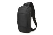 Kamerataschen - Wozinsky Premium Single Shoulder Anti-Theft City Backpack with Organizer and USB - Black - 5907769372186