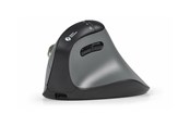 Maus - Bakker Elkhuizen FastForward - vertical mouse - 2.4 GHz USB-C Bluetooth 5.1 - dark grey black - Vertical mouse (Grau) - BNEFFP3MVM