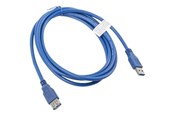 USB Kabel - Lanberg - USB extension cable - USB Type A to USB Type A - 1.8 m - CA-US3E-10CC-0018-B
